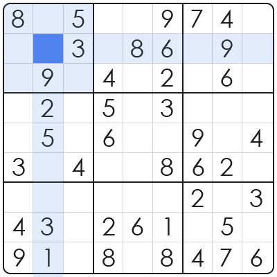 block sudoku puzzle